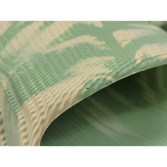 Adidas Adilette 22 'Magic Lime Desert Sand' Slides Sandals Mens Size 11 GY1597 - Picture 9 of 11